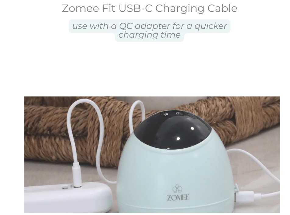 Zomee Fit Charging Cable